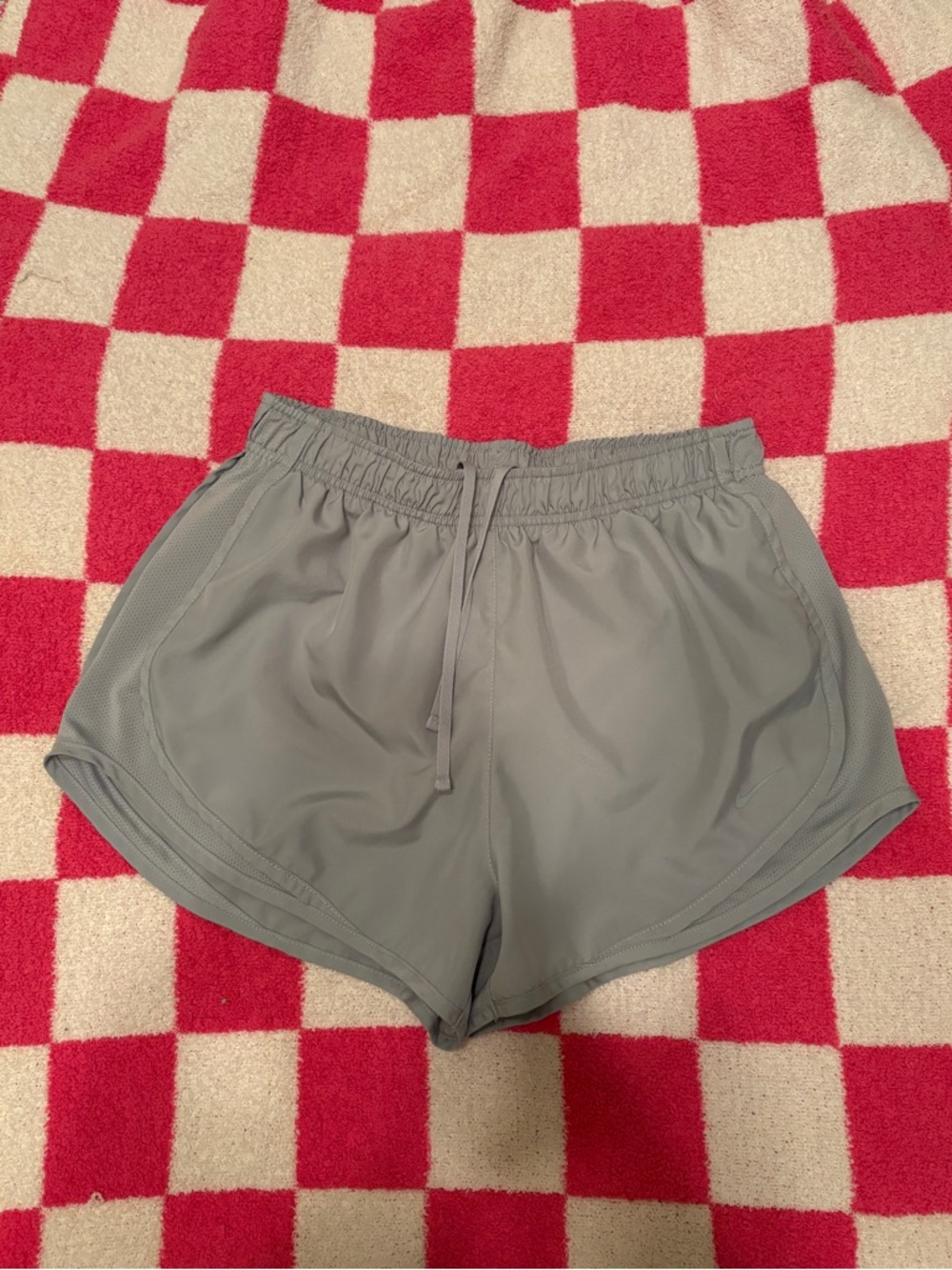 Nike Light Gray Athletic Dri-Fit Running Shorts 🫧